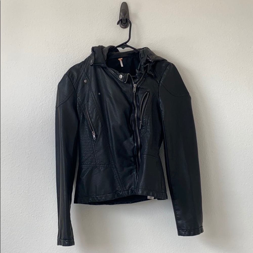 Women’s Free People Faux Leather Jacket